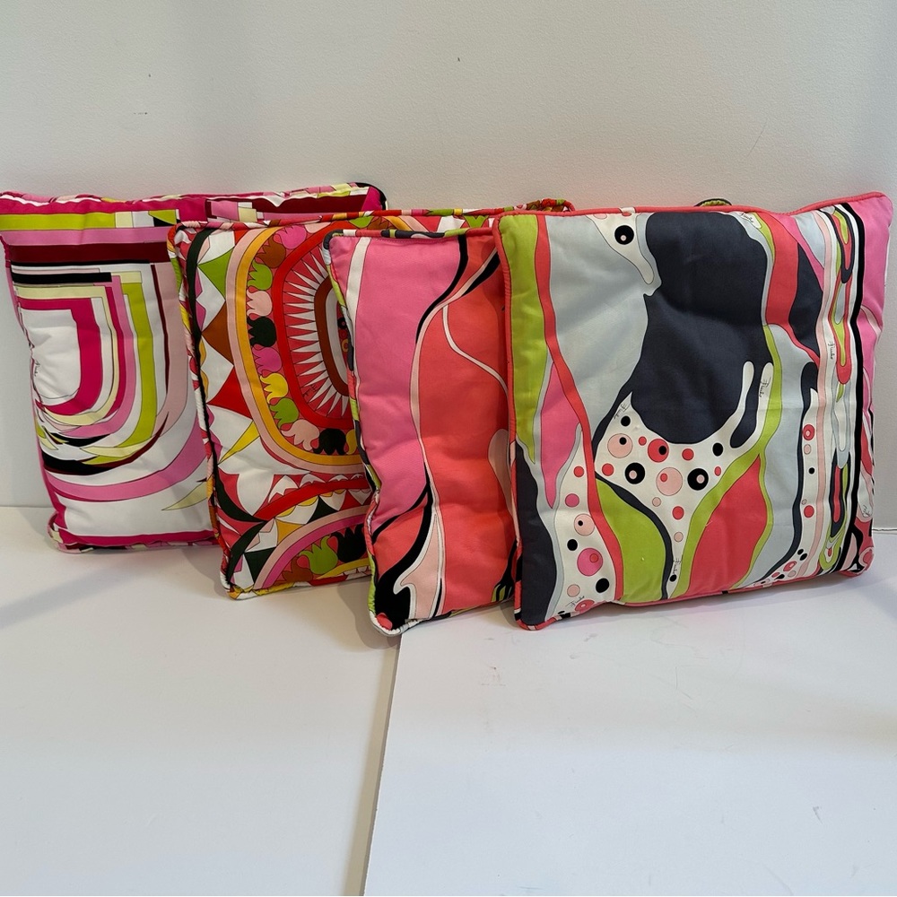 VINTAGE PUCCI SCARF PILLOW SET